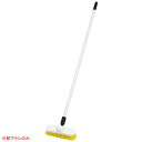 【まとめ買い10個セット品】ジャストマン カラーデッキブルーム1385用 替ブラシ イエロー【ECJ】