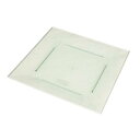 【まとめ買い10個セット品】プラ容器 角皿 40(10枚入)エメラルドグリーン【ECJ】