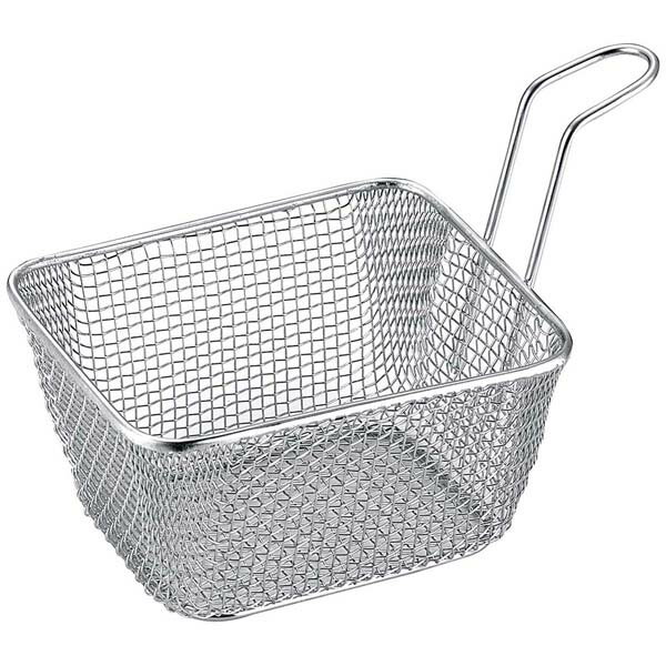 【まとめ買い10個セット品】KM ミニ ステンレス 角型フライバスケット BSK137NM【ECJ】