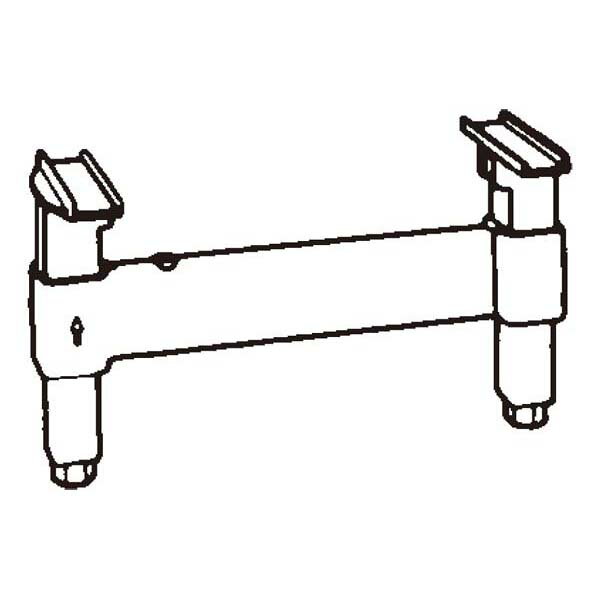 商品の仕様●外寸(mm)：540mm ●材質： ■● 長さ1380mm以上のシェルフの一番下に置き、450kgまでの重さをかけることができます。※商品画像はイメージです。複数掲載写真も、商品は単品販売です。予めご了承下さい。※商品の外観写真は、製造時期により、実物とは細部が異なる場合がございます。予めご了承下さい。※色違い、寸法違いなども商品画像には含まれている事がございますが、全て別売です。ご購入の際は、必ず商品名及び商品の仕様内容をご確認下さい。※原則弊社では、お客様都合（※色違い、寸法違い、イメージ違い等）での返品交換はお断りしております。ご注文の際は、予めご了承下さい。→単品での販売はこちら