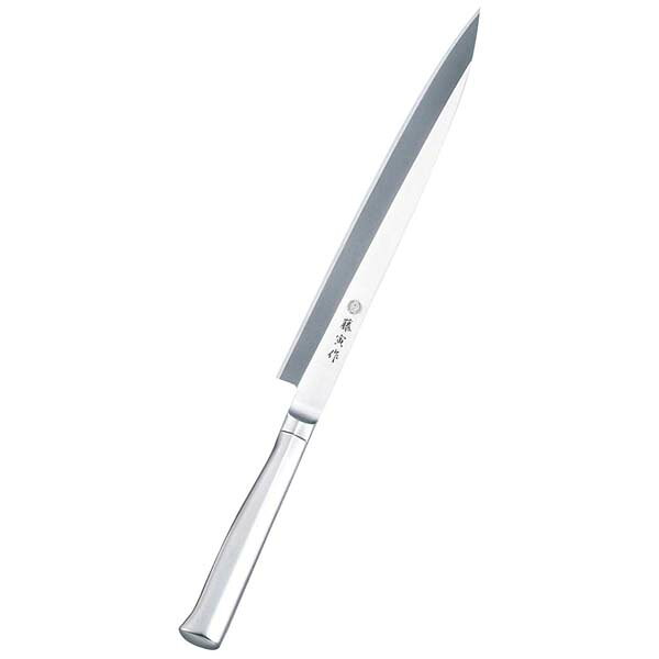 藤寅作 オールステンレス柳刃 FU-622L 24cm(左用)【ECJ】