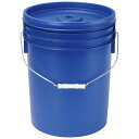 【まとめ買い10個セット品】トスロン 丸型 密閉容器 20L ブルー【ECJ】