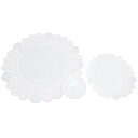 レースペーパー 白 丸型(50枚入)8.5吋(215mm)【ECJ】