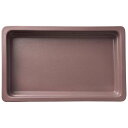 ラックポーセレン ガストロノームパン 角型 浅 1/1 チェスナッツブラウン【ECJ】