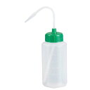 カラーキャップ広口洗浄瓶 500ml グリーン 927-22-22-66【ECJ】