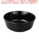 メラミン 和食器 浅型小鉢 BL-11B 黒【ECJ】