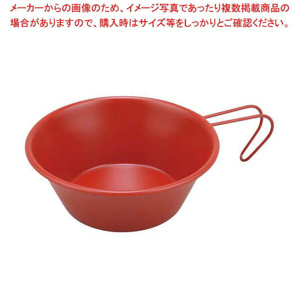 18-8 シェラカップ 330mlレッド 目盛付【ECJ】