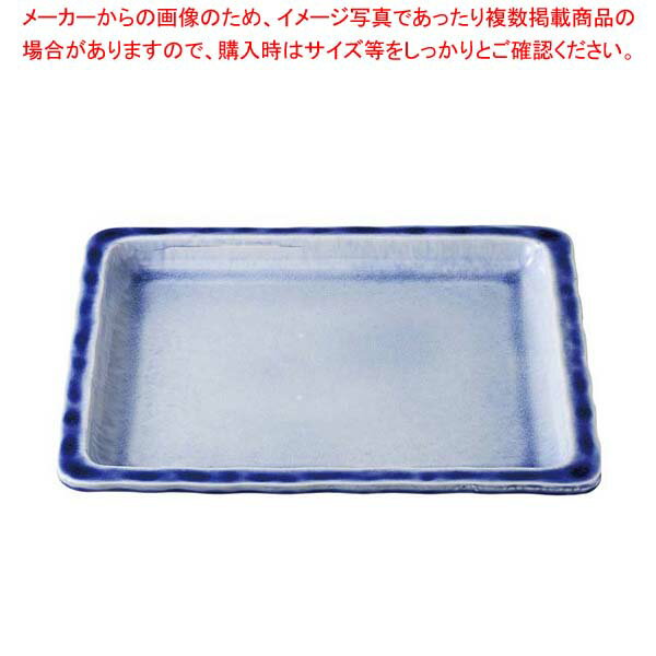 和風フードパン 2/3(浅)青流し 36K411-04【ECJ】