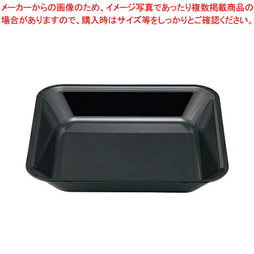 メラミン 角型フードパン 2/3 UL-2365-BK 黒 【ECJ】