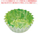 【まとめ買い10個セット品】ベジカップ レタス柄(500枚入)丸型 5号深【ECJ】