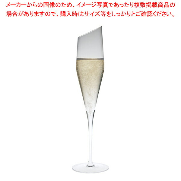 オブリーク シャンパンフルートグラス 10202 130cc(6個入) 【ECJ】