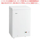 ハイアール 1ドア直冷式チェスト冷凍庫 JF-NC100A(W) 【ECJ】