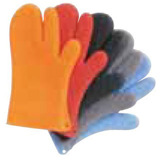 マルシェ&キッチンカーWORLDのシリコマート シリコングローブ ACC072 ブルー【ECJ】｜アングル2