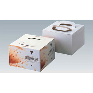 【まとめ買い10個セット品】【 チューブ型シフォンケーキ箱［20枚入］ 印刷付 】【 厨房器具 製菓道具 おしゃれ 飲食店 】 【ECJ】