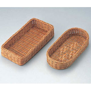 【籐ナイフ・フォークバスケット ［2］16-016 小判型】【厨房器具 製菓道具 飲食店】 【バレンタイン 手作り】【ECJ】