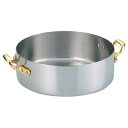 【まとめ買い10個セット品】【電磁両手鍋浅型 27cm】【両手鍋業務用鍋】 【厨房器具 製菓道具 飲食店】【煮物鍋 人気 シチュー鍋の鍋 業務用 両手鍋 パスタ...