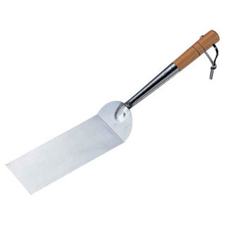 【まとめ買い10個セット品】【ステン木柄餃子返し】【厨房器具 製菓道具 飲食店】【ECJ】