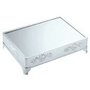 【まとめ買い10個セット品】【 SW 18-8角ミラープレート足付 26インチ 】【 厨房器具 製菓道具 おしゃれ 飲食店 】【ECJ】