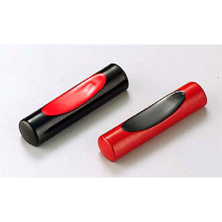 【まとめ買い10個セット品】本漆枕型箸置 朱【ECJ】