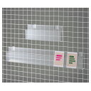 角バーネット兼用アクリルポストカート立てW84cm 61-132-15-3【ECJ】