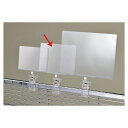 【まとめ買い10個セット品】ワゴン用クリップ式カードケース B6用 3個 61-111-12-2【 サイン・掲示用品 ポップ立て・サイン カードクリップ クリッ...