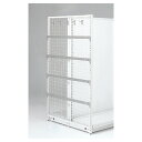 KZ用エンドネットフレーム W90×H150cm 61-422-43-2【システム什器 KS/KZゴンドラ什器 KS/KZ ホワイト KS/KZ用エンドフレーム...