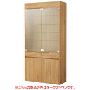 木製壁面用ショーケース ダウンライト付きダーク ブラウン 61-426-39-3【店舗什器 ショーケース スタンドタイプ 木製壁面用ショーケース 照明付き】【E...