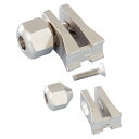 PR振れ止め金具 058600 61-43-20-1【システム什器 システムオプション 角バー用オプション 角バー貫通式ブラケット用 ブレ止め金具】【店舗 シス...