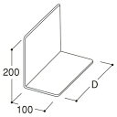 PS-L仕切板 10cm D42cm 61-531-45-3【ECJ】