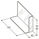 PETノート仕切板(R・L各5入)H5cm 61-531-46-1【ECJ】