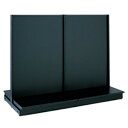 KZ ブラック両面ボードタイプW120×H180cm本 61-535-29-5【システム什器 KS/KZゴンドラ什器 KS/KZ ブラック KZ ボードタイプ ...