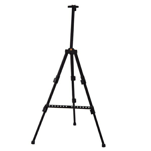 ターレンスメタルミニ3段イーゼル ブラック 61-546-96-1【飲食店用備品 のぼり/看板/POP用品 イーゼル..