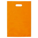 ポリ袋ハード型 オレンジ 40×50cm1000枚 61-782-18-7【ラッピング用品 レジ袋・ポリ袋 スクエアバッグ(無地) ポリ袋ハード型 カラー オレ...