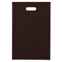 ポリ袋ソフト型 ブラウン 25×40cm 2000枚 61-782-50-5【ラッピング用品 レジ袋・ポリ袋 スクエアバッグ(無地) ポリ袋ソフト型 カラー ブ...