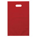 ポリ袋ソフト型 レッド 30×45cm 1000枚 61-782-40-6【ラッピング用品 レジ袋・ポリ袋 スクエアバッグ(無地) ポリ袋ソフト型 カラー レッ...