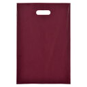 ポリ袋ソフト型 エンジ 40×50cm 500枚 61-782-42-7【ラッピング用品 レジ袋・ポリ袋 スクエアバッグ(無地) ポリ袋ソフト型 カラー エンジ...