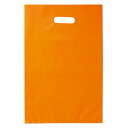 ポリ袋ソフト型 オレンジ 50×60cm 500枚 61-782-43-8【ラッピング用品 レジ袋・ポリ袋 スクエアバッグ(無地) ポリ袋ソフト型 カラー オレ...