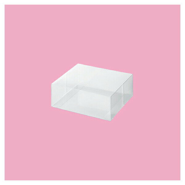 クリアボックス 14×9×6cm 10枚 61-549-82-18【ラッピング用品 ギフトボックス クリアボックス クリアボックス】【ECJ】