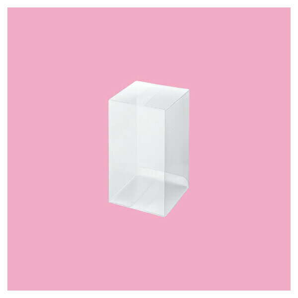 クリアボックス 8×8×16cm 10枚 61-549-82-8【ラッピング用品 ギフトボックス クリアボックス クリアボックス】【ECJ】