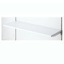 木棚セットW90×D30cm ホワイト/ブラック 61-554-50-2【システム什器 システムオプション スリット式システムオプションW90cm 木棚セット ...