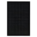有孔ボードパネル 60×90 ブラック 壁面取付金具セット 61-553-71-1【店舗什器 パネル什器 有孔ボード・有孔パネル 有孔パネル 壁面取付タイプ ブ...