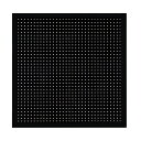 有孔ボードパネル 90×90 ブラック 壁面取付金具セット 61-553-71-2【店舗什器 パネル什器 有孔ボード・有孔パネル 有孔パネル 壁面取付タイプ ブ...