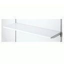 木棚セットW90×D30cmホワイト 61-554-46-2【システム什器 システムオプション スリット式システムオプションW90cm 木棚セット W90cmタ...