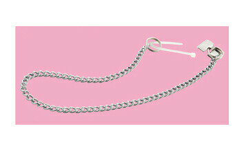 防犯ストラップ チェーンタイプ 5本 61-434-1-8【店舗運営用品 防犯・防災用品 万引き防止グッズ 防犯ストラップ】【ECJ】