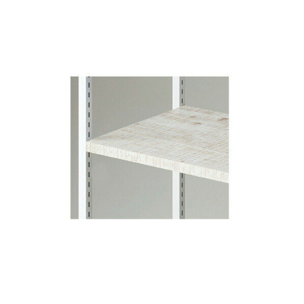 4点受け専用木棚セットブラック W90アンティークホワイト 61-751-93-6【ECJ】