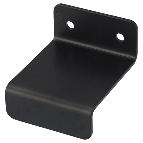 【まとめ買い10個セット品】 BR50用壁面固定金具 ブラック用 61-24-22-2【メーカー直送/代金引換決済不可】【店舗什器 パネル 壁面 店舗備品 仕切 棚】【ECJ】