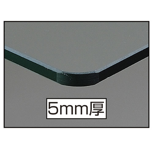 10R ガラス棚セットW90cm インハングタイプ ガラス5mm厚 D35cm 61-36-11-5【システム什器 システムオプション スリット式システムオプションW90cm 10R ガラス棚セットW90cm インハングタイプ ガラス5mm厚】【ECJ】 3