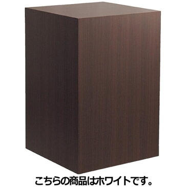 木製キューブステージ H90cm ホワイト 【メーカー直送/代金引換決済不可】【店舗什器 パネル 壁面 店舗備品 仕切 棚】【ECJ】