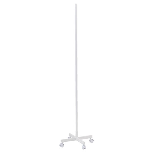 【まとめ買い10個セット品】アクセサリー専用回転什器スタンドポール ホワイト〔リング別売〕 61-1