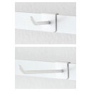 アクセサリー用フック(軽量用) ホワイト L10cm 10本 61-148-3-3【演出・ディスプレイ用品 アクセサリー用什器 アクセサリーパネル アクセサリー...
